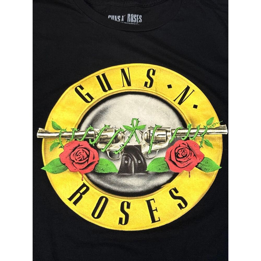 GUNS N ROSES BLACK - L - Picture 2 of 2